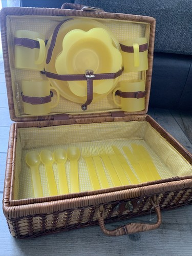 Retro large wicker - large, picnic