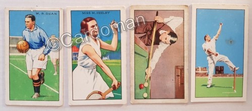 Cigarette cards champions - cards, ·