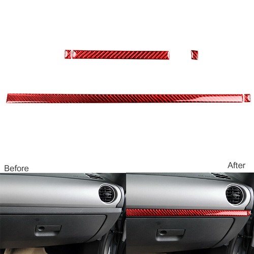 5pcs red carbon fiber interior - 5pcs,