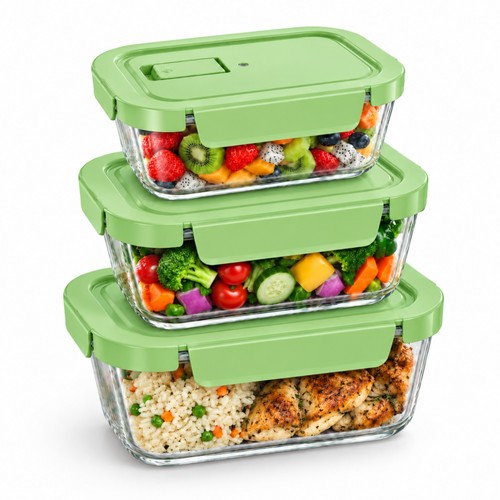 Pcs glass containers - glass,