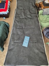 ATORPOK Shop Black Cushioned Adult Camp Bed