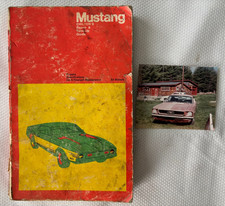 Chilton Mustang Repair and Tune Up Guide 1965 to 1972 Softcover All Models + Pic