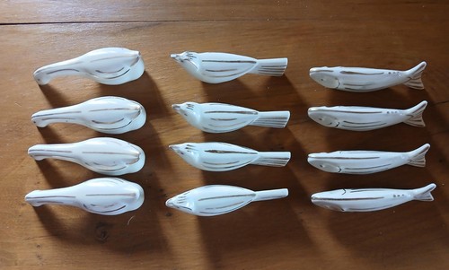Set ceramic knife rests - ceramic,