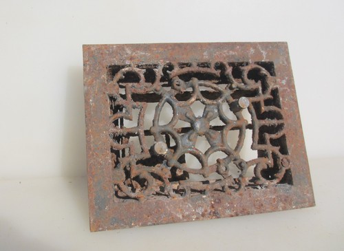 Antique iron air brick vent - air,