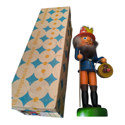 Vintage wooden nutcracker - vintage,