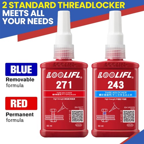 Blue thread locker - blue, 243