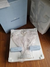 Rare Wedgwood Marchesa Silver Plated 28 Crystal Drops 5 Candle Stick Candelabra