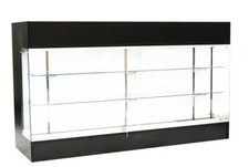 Black Laminate Wood Display