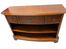 Willis & Gambier (Lille Range) Bow Fronted 3-Drawer Console/Hall Table/Bookcase.