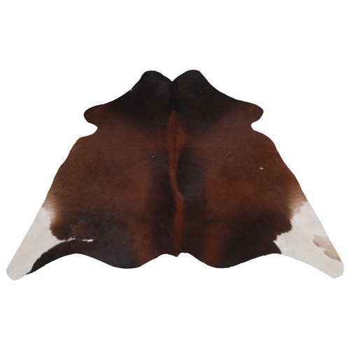 Real cowhide rug small - small, dark