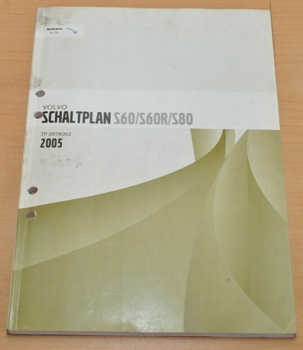 Volvo s60 s60r - s80, schaltplan