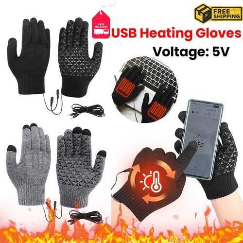 Usb electric heated gloves - electric,