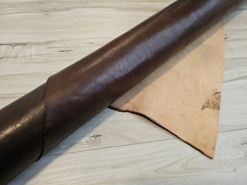 4oz brown veg - 3-4oz, leather