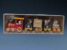 Disney Mickey & Friends Wooden Christmas Train Standing Decoration Primark