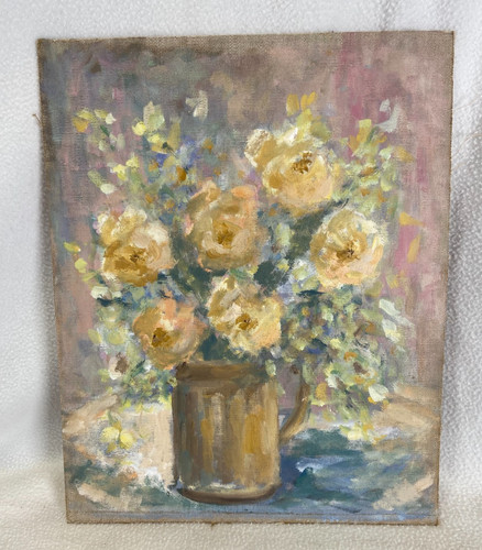 Vintage oil painting molly - painting,