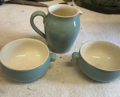 Denby pint jug 2 bowls - 2,
