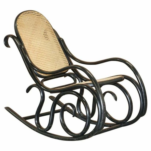Vintage thonet ebonised black - ebonised,