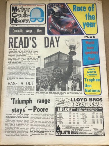 Motor cycle news - -, 19