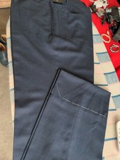 ARIF Of Mayfair Italian Santandrea Lt Navy Trousers W 39" IL 35" RRP £185