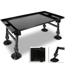 Bivvy Bait Tackle Table Adjustable Legs Giant Dynamic Session Carp Fishing NGT