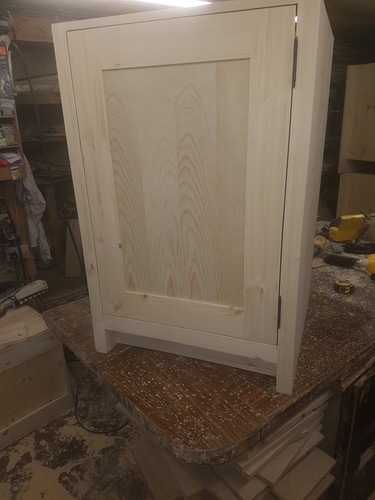 Real wood kitchen cabinetry - kitchen,