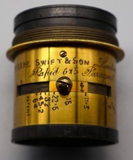 Vintage Brass Adjustable Lens Rapid 6 x 8 Paragon by Swift and Son London 3892