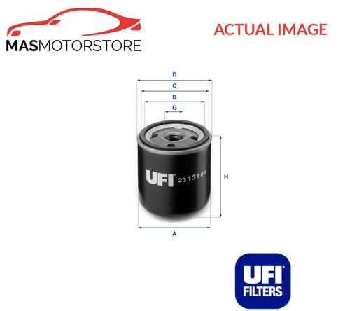 Engine oil filter ufi 2313100 - ufi,