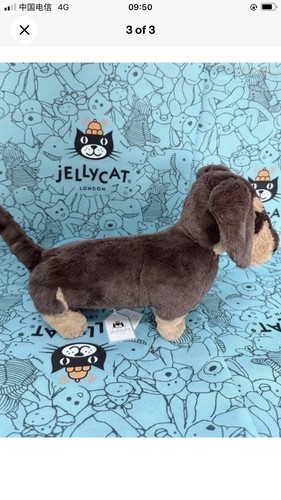 Jellycat dachshund plush - jellycat,