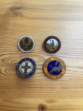 4 Vintage Railway Badges LNER