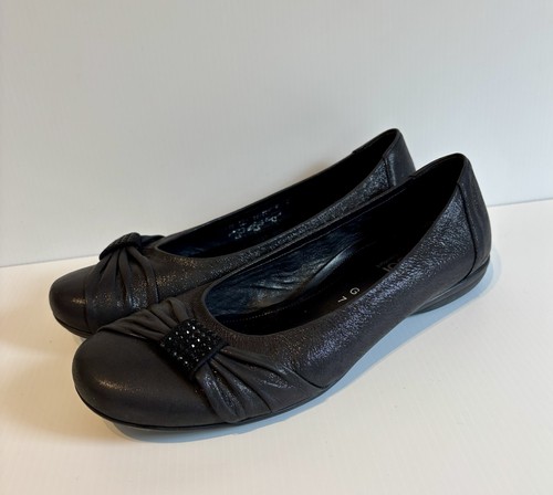 Gabor black leather - leather, ballet