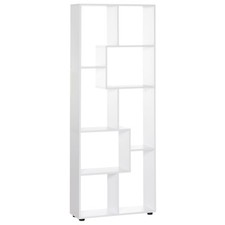 2 White Bookshelves