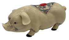 Vintage Chinese Sow Pig Figurine Statue Asian Good Luck Zodiac 2.5kg - Z2 O942