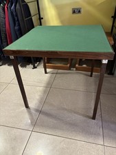 Vintage card table folding - vintage,