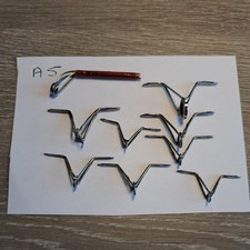 Set of 9 fishing rod rings