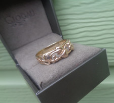 Clogau Gold Ring  Welsh 9ct