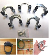 10pc Tools Storage Hooks Double Arm Garden Workshop Garage Shed Tool Tidy Hook