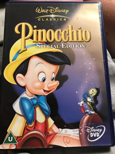 Pinocchio dvd dickie jones - dickie,