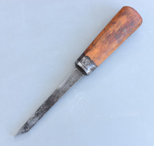 Vintage Rare A.Hildick Sheffield Mortice Mortise Chisel Pig Sticker Boxwood hand