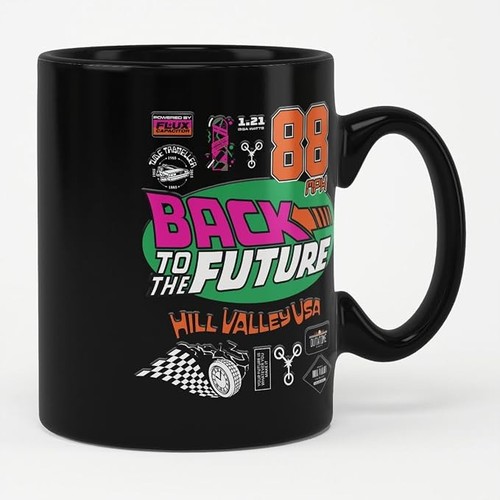 Back the future retro - back, icons