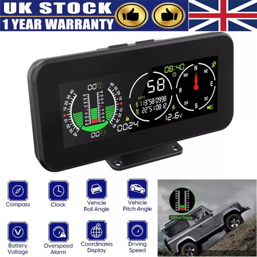 Car gps digital inclinometer - digital,