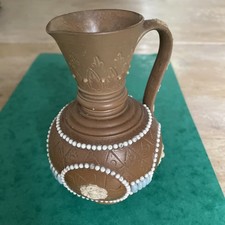 Small Antique Royal Doulton Lambeth Silicon Ware  Jug. 12.5 Cms. Lovely.