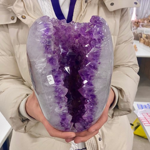 13lb natural amethyst - 13lb, geode