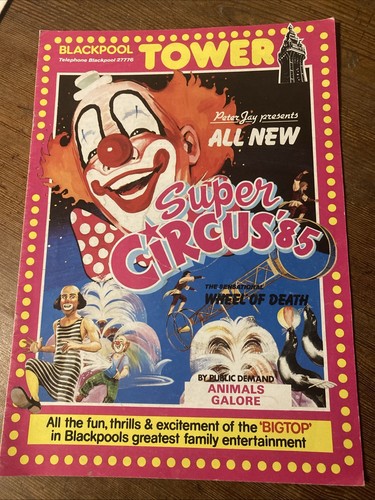 1985 blackpool tower circus - blackpool,