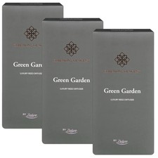 3 x Ceremony Of Scent By Deluxe Luxury Diffuser Green Garden 100ml