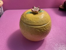 Vintage Beswick Fruit Pottery  Preserve Jam Condiment Pot , 207-2 Cute