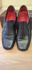 Ladies black leather Bally slip on shoes UK size 5