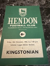 Hendon v Kingstonian