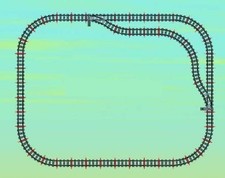Lego® TRAIN Tracks RC Railway 7895 7896 7499 60205 Rails SET Switch Points SET C