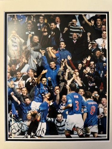 Signed mounted glasgow - signed,