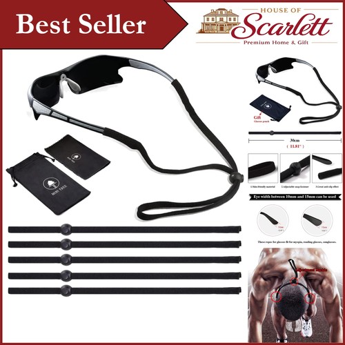 Non slip eyewear retainer cord - non-slip,